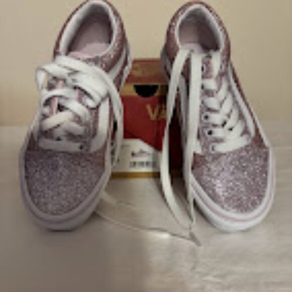 NEW VANS Sparkly Kids Sneakers - US size 10.5 / UK size 10 - Picture 1 of 14